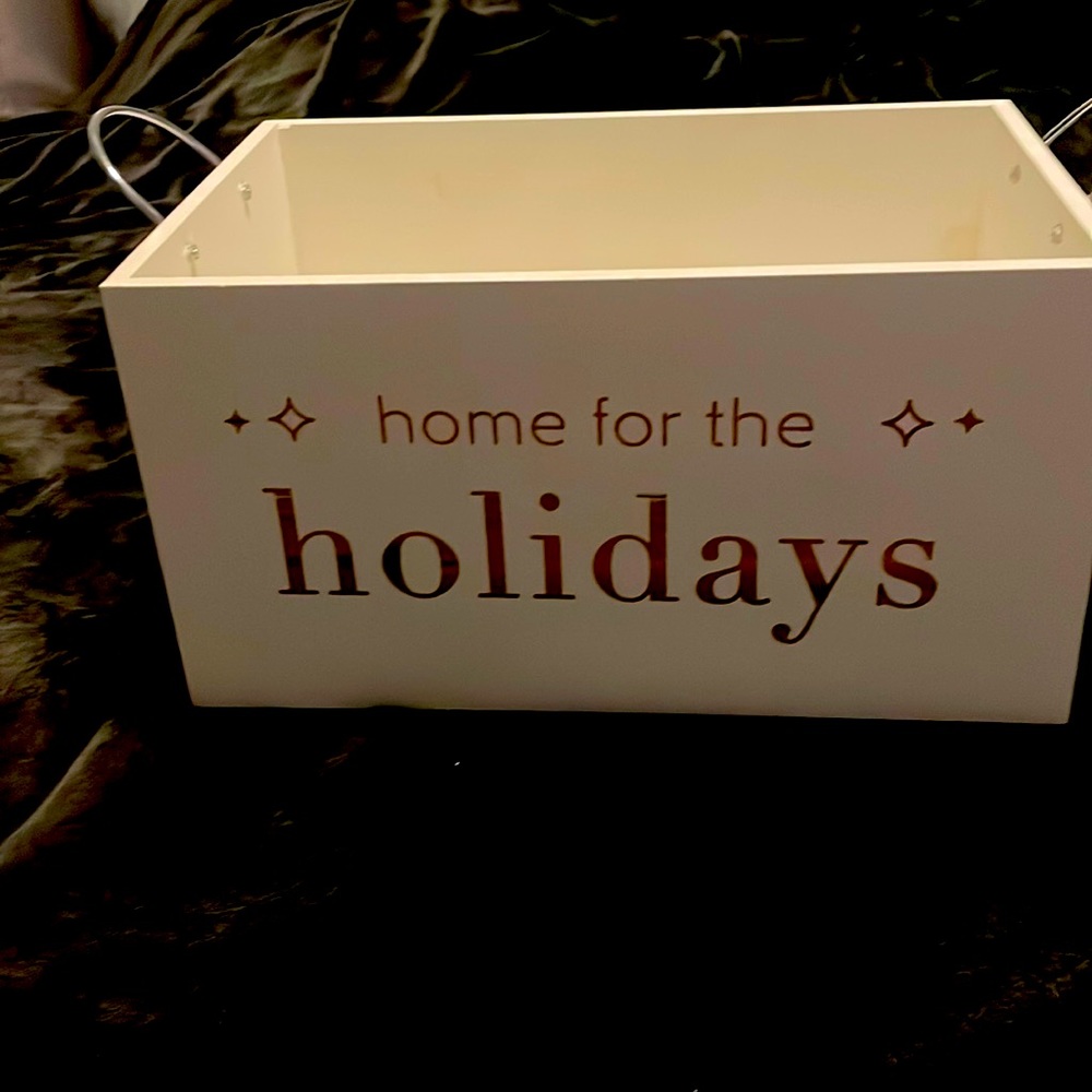 Holiday crate/ box